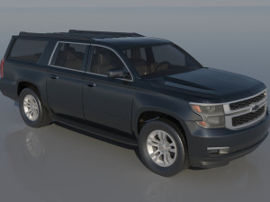 Chevrolet Suburban 12th Gen 3D 프린트 모델