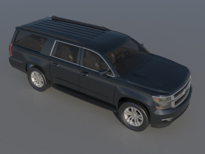 Chevrolet Suburban 12th Gen 3D 프린트 모델