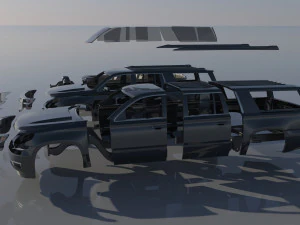 Chevrolet Suburban 12th Gen 3D Print Model
