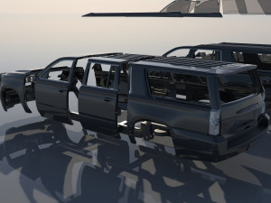 Chevrolet Suburban 12th Gen 3D 프린트 모델