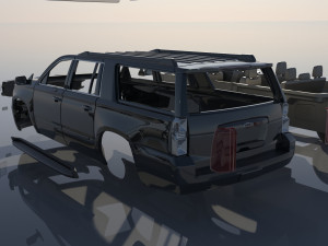 Chevrolet Suburban 12th Gen 3D 프린트 모델