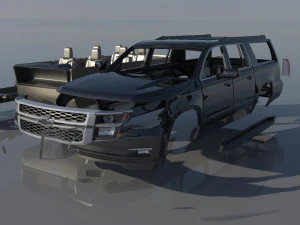 Chevrolet Suburban 12th Gen 3D Print Model