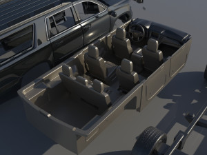 Chevrolet Suburban 12th Gen 3D 프린트 모델