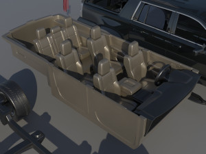 Chevrolet Suburban 12th Gen 3D 프린트 모델