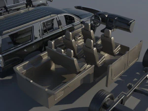 Chevrolet Suburban 12th Gen 3D Print Model