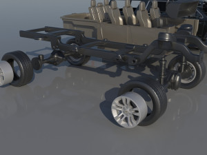 Chevrolet Suburban 12th Gen 3D 프린트 모델