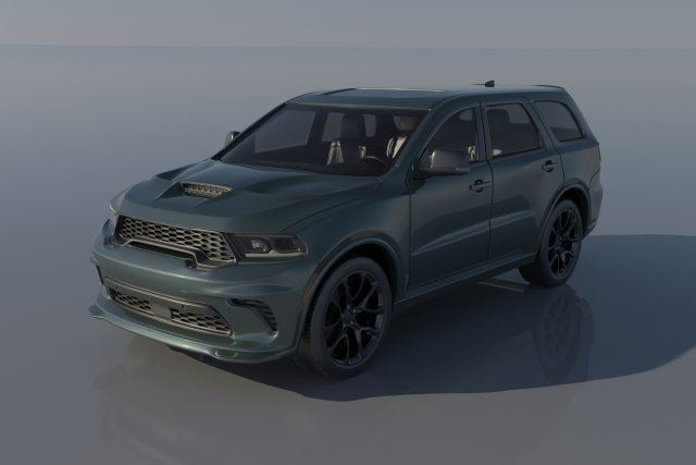 Dodge Durango SRT Model Cetak 3D .c4d .max .obj .3ds .fbx .stl .blend