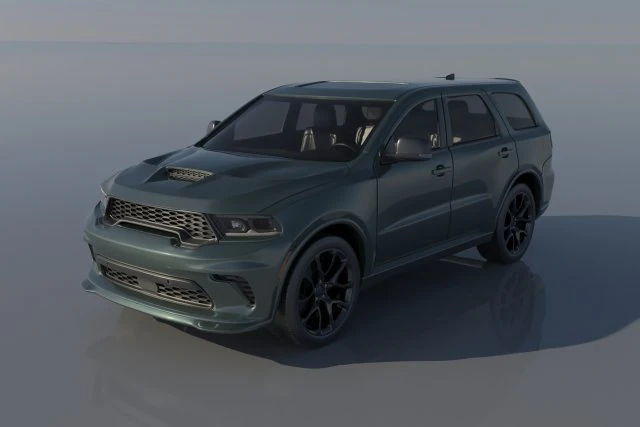 Dodge Durango SRT 3D Print Model .c4d .max .obj .3ds .fbx .stl .blend 