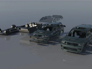 Dodge Durango SRT 3D Print Model