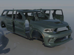 Dodge Durango SRT 3D Print Model
