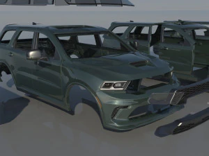 Dodge Durango SRT 3D Print Model