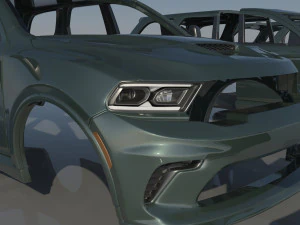 Dodge Durango SRT 3D Print Model