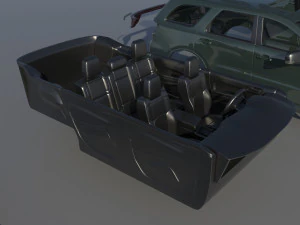 Dodge Durango SRT 3D Print Model