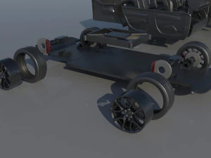 Dodge Durango SRT 3D Print Model