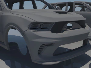 Dodge Durango SRT 3D Print Model