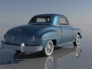 Plymouth Business Coupe 1949 3D Print Model