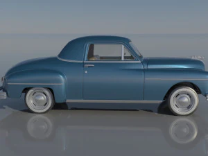 Plymouth Business Coupe 1949 3D Print Model