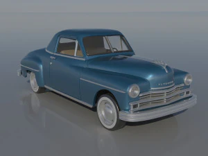 Plymouth Business Coupe 1949 3D Print Model