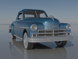 Plymouth Business Coupe 1949 Modelo de Impressão 3D