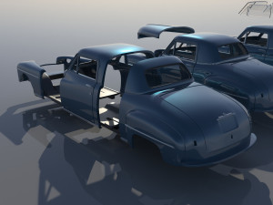 Plymouth Business Coupe 1949 Modelo de Impressão 3D