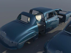 Plymouth Business Coupe 1949 3D Print Model