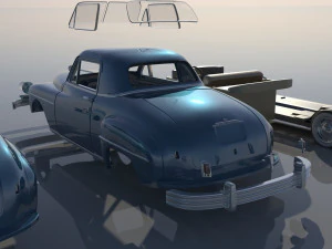 Plymouth Business Coupe 1949 3D Print Model