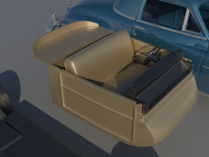 Plymouth Business Coupe 1949 Modelo de Impressão 3D