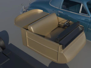 Plymouth Business Coupe 1949 3D Print Model