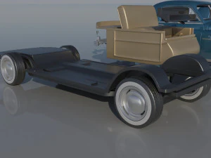 Plymouth Business Coupe 1949 3D Print Model