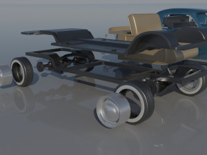Plymouth Business Coupe 1949 Modelo de Impressão 3D