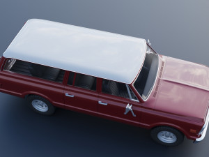 GMC Suburban 1972 3Dプリントモデル