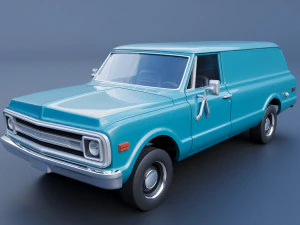 Camion Chevrolet 1970 Modello di stampa 3D