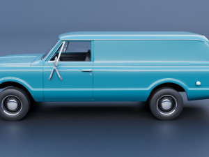 Chevrolet Panel Truck 1970 3D Print Model
