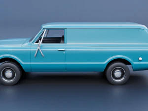 Chevrolet Panel Truck 1970 3D Print Model