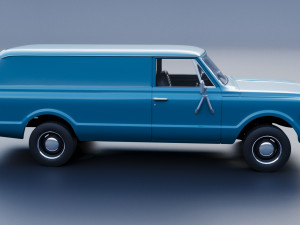 Chevrolet Panel Truck 1970 3D Print Model