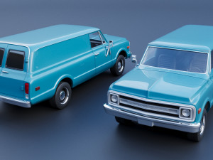 Chevrolet Panel Truck 1970 3D Print Model