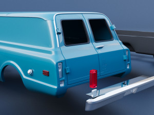 Chevrolet Panel Truck 1970 3D Print Model