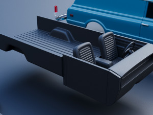 Chevrolet Panel Truck 1970 3D Print Model