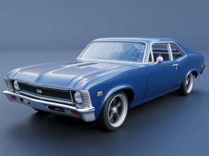 Chevrolet Nova SS 1969 3D Print Model