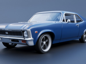 Chevrolet Nova SS 1969 3D Print Model