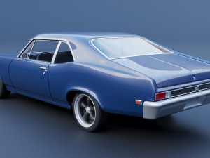 Chevrolet Nova SS 1969 3D Print Model