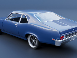 Chevrolet Nova SS 1969 3D Print Model