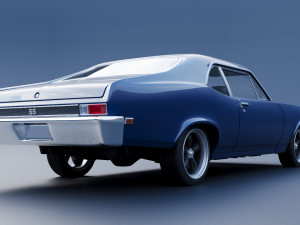 Chevrolet Nova SS 1969 3D Print Model
