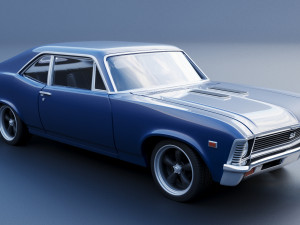 Chevrolet Nova SS 1969 3D Print Model