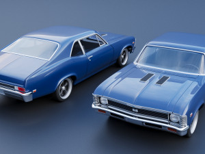 Chevrolet Nova SS 1969 3D Print Model