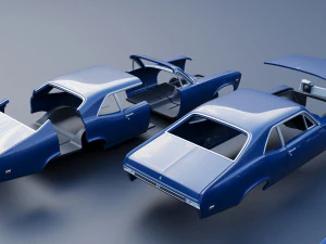 Chevrolet Nova SS 1969 3D Print Model