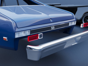 Chevrolet Nova SS 1969 3D Print Model