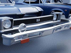 Chevrolet Nova SS 1969 3D Print Model