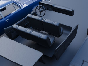 Chevrolet Nova SS 1969 3D Print Model