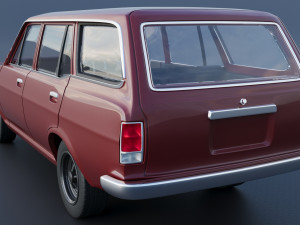 Datsun 1200 Wagon 1972 Modelo de impresión 3D